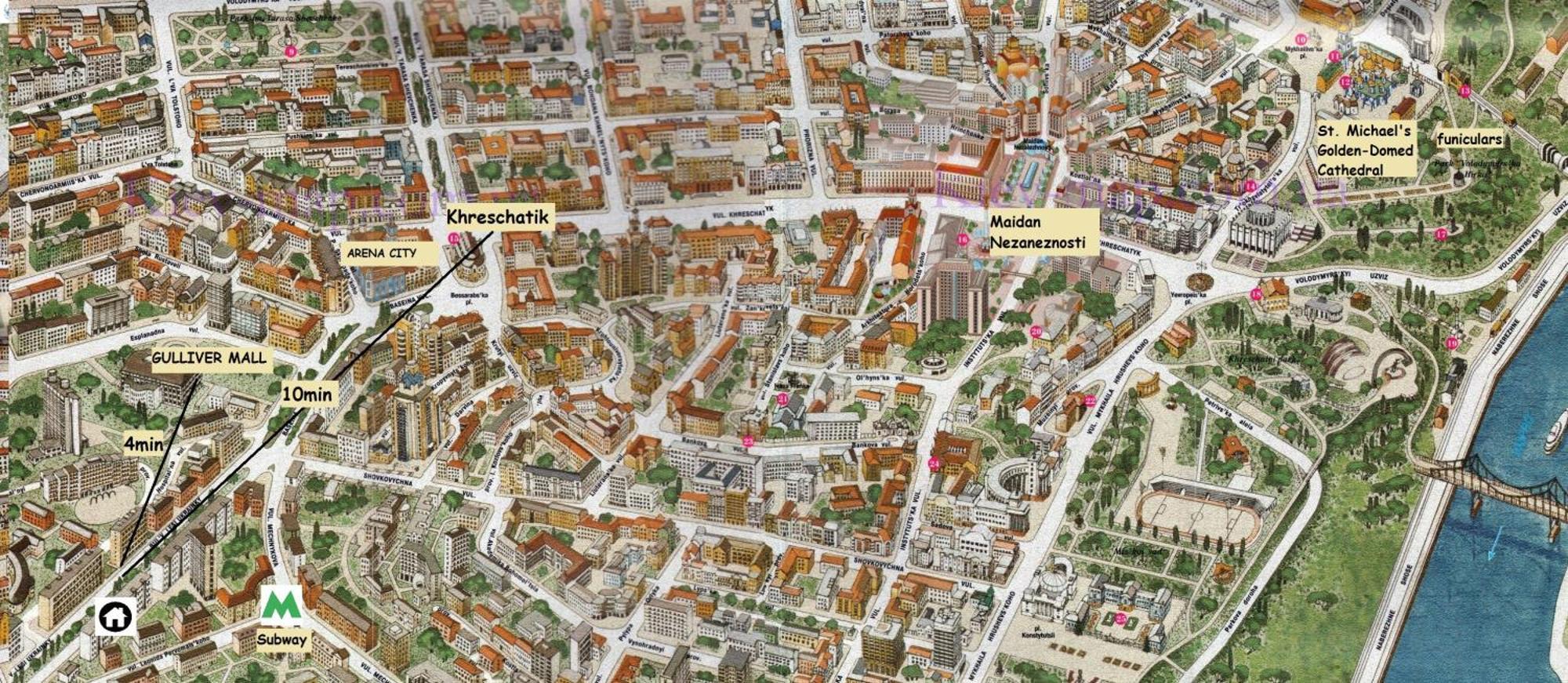 Apartment Baseina Khreschatyk 基輔 外观 照片